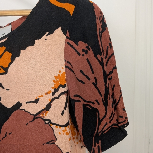 ICHI FLORAL DRESS ( LOOSE FIT) DRESS SIZE SMALL - Picture 2 of 6